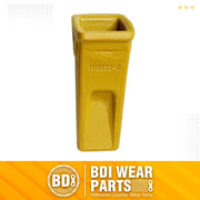 BDI Wear Parts 1 Pack Forged Caterpillar J350 Style Bucket Dirt Teeth w/Pins 8E6358 & 8E6359 Retainers - 1U3352 (1)