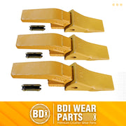 BDI Wear Parts Assembly U43792 Bucket Tooth Adapter +23 230 Bucket Teeth with TF23P Flex Pins Weld on Bucket Teeth for 23 & 230 Series Skid Steer loaders and excavators- 3 PK