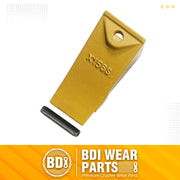 BDI Wear Parts Bucket Teeth for Skid Steering and Small excavators, X156S Bucket Teeth + P156 Roll Pin (1 PACK)