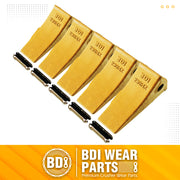 5 Pack 23 230HX Bucket Teeth Dirt Teeth JD Bucket Digging Teeth/Bucket Tooth& 5 TF23P Flex Pins
