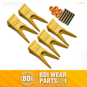 BDI Wear Parts Cat 5PACK J350 Bucket Rock Tooth Bucket Teeth Pins Retailers Excavator Caterpillar 1U3352WTL