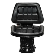 BDI Wear Parts Universal Adjustable Tractor Suspension Seat Waffle Style with Safety Belt,Tilt Fits for, Fits Forklift Riding Garden Lawn Mower John Deere Fiat Ford Kubota
