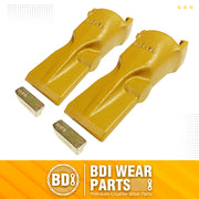 BDI Wear Parts V23SYL 23SYL V23 V Style Bucket Digging Teeth Tooth W/ V23PN Flex Pins -2PK