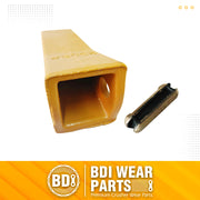 BDI WEAR PARTS 230SP Forged Bucket Teeth with TF23P Flex Pins For 23 & 230 Series Skid Steer Loaders and Excavators - 5 PACK