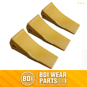 BDI Wear Parts Assembly U43792 Bucket Tooth Adapter +23 230 Bucket Teeth with TF23P Flex Pins Weld on Bucket Teeth for 23 & 230 Series Skid Steer loaders and excavators- 3 PK