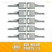 BDI wear parts 6693241-10 Ignition Key Compatible with Bobcat Skid-Steer Loader S530 S550 S570 S650 S590 S630 S750 S770 S850 A220 A300 T110 T140 T180 T190 T200 T250 T300 T320 T450 T550 T590