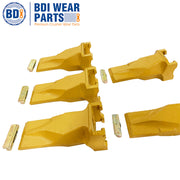 BDI Wear Parts V39SYL 1/2/5 Pack Bucket Teeth Esco Style Plus V39PN Flex Pins Dirt Bucket Teeth Fits Mini Excavator (5 Pack)
