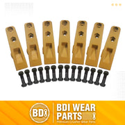 BDI Wear Parts 6684447 Trenching Bucket Teeth, Bobcat Style Skid Steer Backhoe Bolt On Tooth Unitooth - 7PK