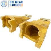 BDI Wear Parts V39SYL 1/2/5 Pack Bucket Teeth Esco Style Plus V39PN Flex Pins Dirt Bucket Teeth Fits Mini Excavator (2 Pack)