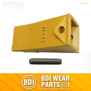 BDI Wear Parts Bucket Teeth for Skid Steering and Small excavators, X156S Bucket Teeth + P156 Roll Pin (1 PACK)