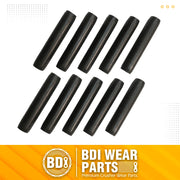 BDI Wear Parts Bucket Teeth P156 Roll Pins Compatible with Backhoe/Skid/Hensley X156 X156S X156L X156T X156TWL Tooth 10 Packs