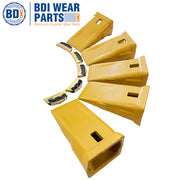 BDI Wear Parts X400 Bucket Teeth X400SP Hensley Style Sharp Bucket Teeth Dirt Teeth 400 Dirt Excavator (5 Pack)