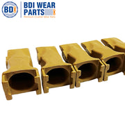 BDI Wear Parts 5 Pack V17SYL Esco Style Dirt Bucket Teeth with V17PN Set Series Digging Tooth for Excavator Backhoe Loader
