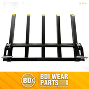 BDI wear parts debris forks 48'' & 2500 lbs clamp pallet forks