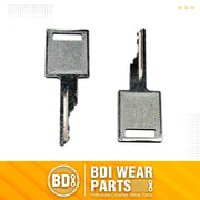 BDI wear parts 6693241-2 Ignition Key Compatible with Bobcat Skid-Steer Loader S530 S550 S570 S650 S590 S630 S750 S770 S850 A220 A300 T110 T140 T180 T190 T200 T250 T300 T320 T450 T550 T590