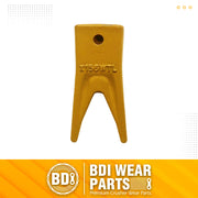 BDI Wear Parts Assembly 230X156 Backhoe Shank / X156WTL Bucket Teeth / P156 Roll Pin Bobcat Skid Steer Caterpillar Style for Mini Excavator - 1 Set