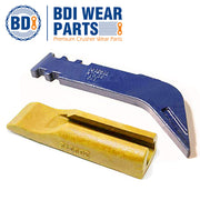 BDI Wear Parts 1 Set 9F5124 Scarifier/Ripper Shank Caterpillar Style Shank Tooth 2D5572 Scarifier Tooth Caterpillar Style Dirt Digging Bucket Tooth