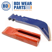 BDI Wear Parts 1 Set 9F5124 Scarifier Ripper Shank and 2D5572 Tooth Fits Caterpillar Style Dirt Digging 1957218 120G 120H 12H NA 130G 135H