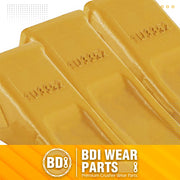 BDI Wear Parts 5 Pack Bucket Teeth 1U3352 Pins 8E6358 8E6359 Fits for Tractor Bucket Teeth Pins Retailers Excavator Caterpillar