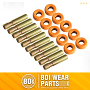 6Y3228 Pins & 8E6259 Retainers Fits CAT Style 6Y3222 Bucket Teeth J225 - 10 Set