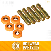 6Y3228 Pins & 8E6259 Retainers Fits CAT Style 6Y3222 Bucket Teeth J225 - 5 Set