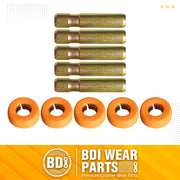 6Y3228 Pins & 8E6259 Retainers Fits CAT Style 6Y3222 Bucket Teeth J225 - 5 Set