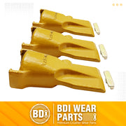 BDI Wear Parts V23SYL 23SYL V23 V Style Bucket Digging Teeth Tooth W/ V23PN Flex Pins -3PK