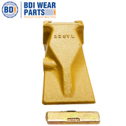 BDI Wear Parts V33SYL Esco Style Dirt Bucket Teeth with Pin 1 Set Series Adapters Digging Tooth