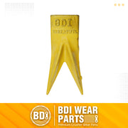 BDI Wear Parts Assembly Adapter 119-3204 Bolt On Shank / 1U3202WTL Excavator Bucket Teeth/Pin 8E6208 Retainer 8E6209, Caterpillar Bucket Tooth J200 Series - 1 Set