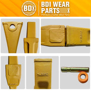 BDI Wear Parts Assembly Bucket Teeth 1U3252 / Adapter 6Y3254 / Pins for Caterpillars J250-3 Set