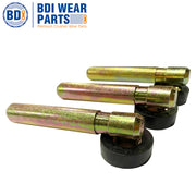 BDI Wear Parts 1U3302RC J300 Style Rock Chisel Bucket Teeth with Pins and Retainers for CAT- 3 Pack