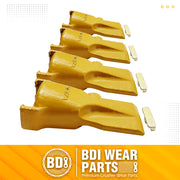 BDI Wear Parts V23SYL 23SYL V23 V Style Bucket Digging Teeth Tooth w/ V23PN Flex Pins -4PK