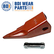 BDI Wear Parts 23 230 Series 23TL Bucket Teeth Replacement Teeth for Bobcat Bucket Tooth with 23p Flex Pin for Hensley Excavator - 10 Pack