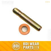BDI Wear Parts Bucket Teeth Pins 8E6358 and 8E6359 Retainers Fits Cat J350 Caterpillar Style 1U3351 1U3352 Series Tooth - 5 PK