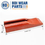 BDI Wear Parts 1 Set 9F5124 Scarifier Ripper Shank and 2D5572 Tooth Fits Caterpillar Style Dirt Digging 1957218 120G 120H 12H NA 130G 135H