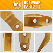BDI Wear Parts 132-4720 1324720 Bucket Teeth for Caterpillar Aftermarket Teeth fit Skidsteer CAT Loaders Excavators - 10pk