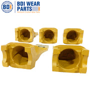BDI Wear Parts V39SYL 1/2/5 Pack Bucket Teeth Esco Style Plus V39PN Flex Pins Dirt Bucket Teeth Fits Mini Excavator (5 Pack)