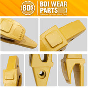 6Y3254 Teeth Adapter fits for Caterpillars J250 Excavator 1U3252 Teeth Bucket Tooth for Hensley Style Bucket Teeth - 3 Pack