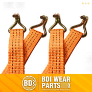 Moving Appliances, Lawn Equipment, Hauling, Trailer, Securing Cargo - 4 Pack