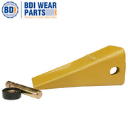 BDI Wear Parts 1U3202 1 Pack Caterpillar Style General Purpose Dirt Excavator Bucket Teeth Long Tip with Pins and Retainers