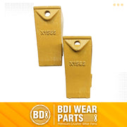 BDI Wear Parts Bucket Teeth for Skid Steering and Small excavators, X156S Bucket Teeth + P156 Roll Pin (2 PACK)