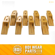 BDI Wear Parts 6684447 Trenching Bucket Teeth, Bobcat Style Skid Steer Backhoe Bolt On Tooth Unitooth - 8PK