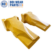 BDI Wear Parts V39SYL 1/2/5 Pack Bucket Teeth Esco Style Plus V39PN Flex Pins Dirt Bucket Teeth Fits Mini Excavator (2 Pack)