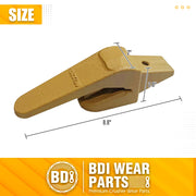 1 Pack 552X156 Weld On Adapter for X156 Hensley Style Bucket Teeth