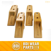 BDI Wear Parts 6684447 Trenching Bucket Teeth, Bobcat Style Skid Steer Backhoe Bolt On Tooth Unitooth - 4 PK