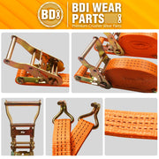 Moving Appliances, Lawn Equipment, Hauling, Trailer, Securing Cargo - 4 Pack