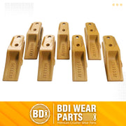 BDI Wear Parts 6684447 Trenching Bucket Teeth, Bobcat Style Skid Steer Backhoe Bolt On Tooth Unitooth - 7PK