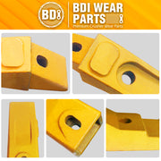 BDI Wear Parts 6737322Y, Assembly Bobcat Style Bucket Teeth 6737325 / Adapter 6737324 / Flex Pin 6737326/ Bolt and Nut (1 Set)