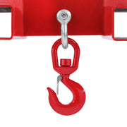 BDI Wear Parts Forklift Lifting Hook 6600lbs Capacity Forklift Lifting Hoist Red Forklift Mobile Crane with Swivel Hook and Two Large T-Screws