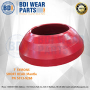 7' SYMONS SHORT HEAD Mantle PN 5013-9268